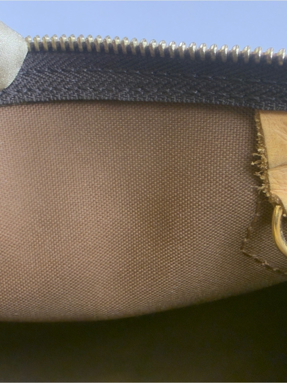 Louis Vuitton LV Speedy 25 Brown Monogram Canvas Satchel with Tan Trim - Picture 12 of 16